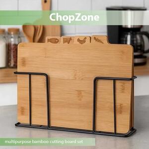 Chopzone™ Többcélú Bambusz Vágódeszka Készlet