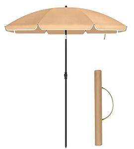 Napernyő 160 cm, Napvédelem UPF 50+, dönthető, talp nélkül, taupe
