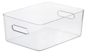 Műanyag tárolódoboz, 15,4 liter, SMARTSTORE Compact Clear L, átlátszó (CSDSMART14)