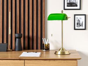 Arany és zöld fém asztali lámpa 52 cm MARAVAL
