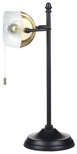 Fekete és arany fém asztali lámpa 52 cm MARAVAL