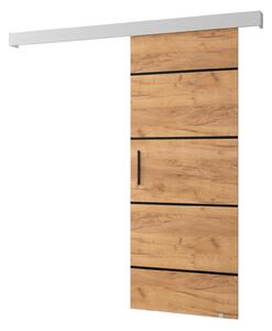 Tolóajtó 70 cm Slavdro 4 (arany craft + matt fehér)