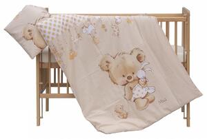 Baby Shop 2 részes babaágynemű - barack &#34;Mika&#34; maci
