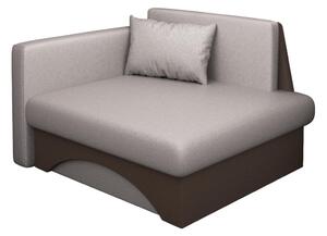 Fotel Kubosik new (bézsszürke taupe + barna) (B)