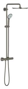 Zuhanyrendszer GROHE Euphoria System termosztatikus csapteleppel Csiszolt kemény grafit 26075AL0