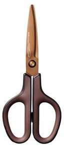 Olló, általános, 17,5 cm, PLUS Fitcut Curve Premium, bronz (PLUS35058)