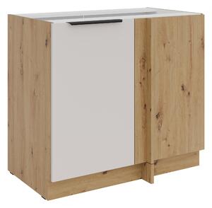 Alsó konyhaszekrény Sayla 105 ND 1F BB (kasmír + artisan tölgy)