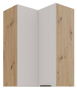 Felső sarok konyhaszekrény Sayla 60x60 GN-90 2F (90°) (kasmír + artisan tölgy)