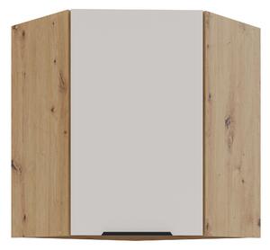 Felső sarok konyhaszekrény Sayla 60x60 GN-72 1F (45°) (kasmír + artisan tölgy)