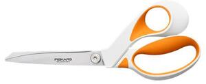 Olló, általános, 23 cm, FISKARS RazorEdge Softgrip, narancssárga-fehér (IF1070079)