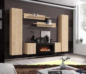 Nappali fal Ferryhill HJ FY M1 (jackson hickory tölgy) (biokandallóval)