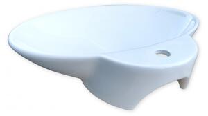 Gondola 64 Top Counter pultra ültethető porcelán mosdókagyló 64 x 49 x 20 cm