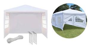 Party sátor fehér színben 3x3 méter