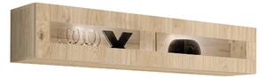 Fali vitrin Ferryhill HJ FY 51 (jackson hickory tölgy) (világítással)