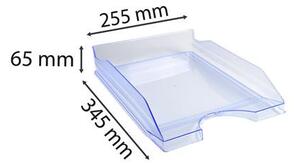 Irattálca, műanyag, A4+, EXACOMPTA Linicolor&reg;, jégkék (EX12310D)