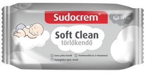 Törlőkendő, 55 lap, SUDOCREM Soft Clean (KHH848)
