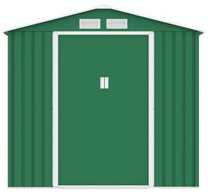 ROJAPLAST ARCHER "A" fém kerti ház, tároló zöld - 213 x 127 x 195 cm + 40.000 Ft-os wellness utalvány