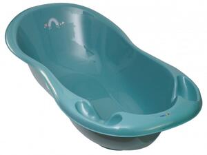Tega Baby 102 cm leereszthetős babakád - METEO turquoise