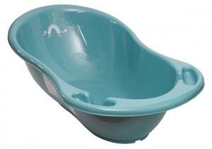 Tega Baby 86 cm leereszthetős babakád METEO turquoise