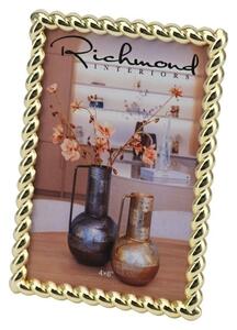 Richmond Interiors Elegáns Fonott Arany Képkeret 16,5x11,5 cm