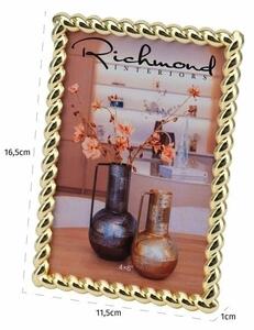 Richmond Interiors Elegáns Fonott Arany Képkeret 16,5x11,5 cm
