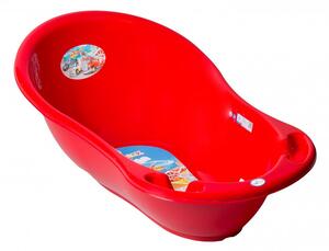 Autó mintás babakád 86 cm - Cars red