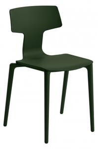 Colos Split műanyag kerti szék sötétzöld