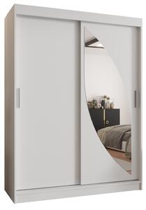 Ruhásszekrény 150 cm Milain (fehér)