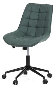Elegáns Zöld Irodai Forgószék Szövet Kárpittal. KA-V3120