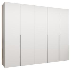 Ruhásszekrény 250 cm Alice 1 (fehér + kasmír)