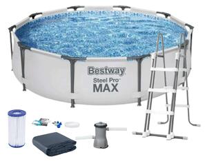 Bestway Bonaire Superior Fémvázas medence, kiegészítőkkel 107x427cm (FFA668)