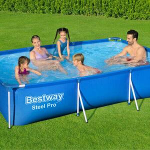 Bestway amalfi Fémvázas medence papírszűrős vízforgatóval 66x201x300cm