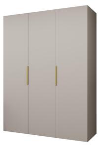 Ruhásszekrény 150 cm Mirabella 1 (kasmír + arany)
