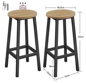 Étkező garnitúra 1+2, bárasztal 100x40 cm és bárszékek TAYLOR SONOMA