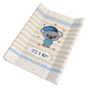 Babastar merev pelenkázó lap 50*70 cm - It&#039;s a boy ! koala bézs