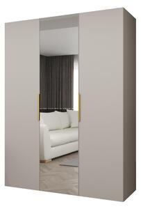 Ruhásszekrény 150 cm Mirabella 2 (kasmír + arany)