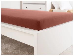 Jersey lepedő kiságyba EXCLUSIVE 70x140 cm barna