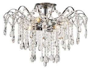 Brilagi Brilagi - Felületre szerelhető csillár CRYSTAL 6xE14/60W/230V fényezett króm BG1105