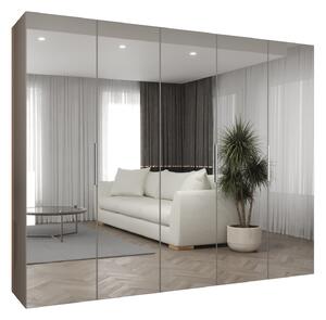 Ruhásszekrény 250 cm Mirabella 3 (kasmír + kasmír)
