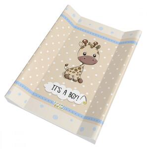 Babastar merev pelenkázó lap 50*70 cm - It&#039;s a boy ! zsiráf bézs