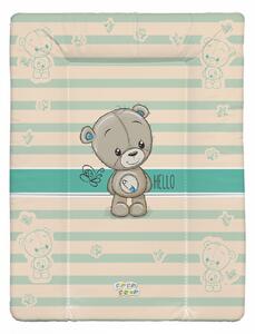 Babastar puha pelenkázó lap 50*70 cm - Türkiz maci + pillangó