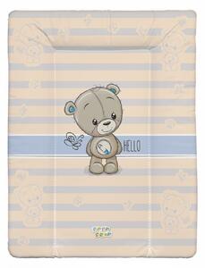 Babastar puha pelenkázó lap 50*70 cm - Kék maci + pillangó