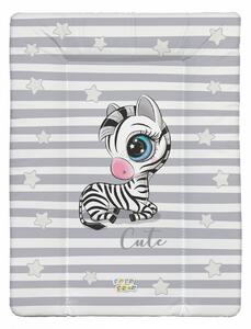 Babastar puha pelenkázó lap 50*70 cm - Szürke zebra