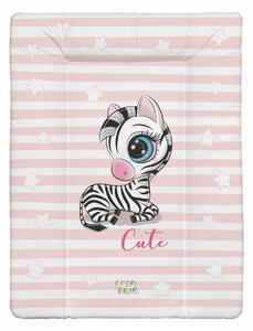 Babastar puha pelenkázó lap 50*70 cm - Rózsaszín zebra