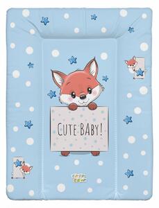Babastar puha pelenkázó lap 50*70 cm - Kék csillagos róka