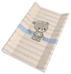 Babastar merev pelenkázó lap 50*70 cm - Kék maci + pillangó