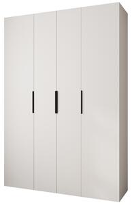 Ruhásszekrény 180 cm Carmela 40-4 (fehér + fekete)