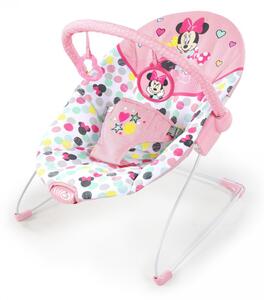 DISNEY BABY Rezgő pihenőszék Minnie Mouse Spotty Dotty 0hó+, 9 kg-ig