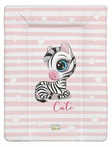 Babastar puha pelenkázó lap 50*70 cm - Rózsaszín zebra