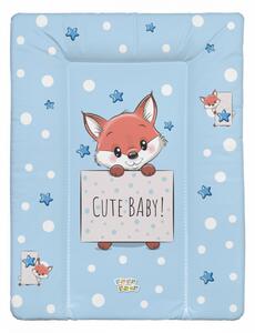 Babastar puha pelenkázó lap 50*70 cm - Kék csillagos róka